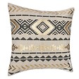 ATMOSPHERA - Housse de coussin "Etnik" gris 40x40cm - vignette