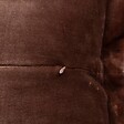ATMOSPHERA - Coussin flanelle Cuddly marron 38x58cm - vignette