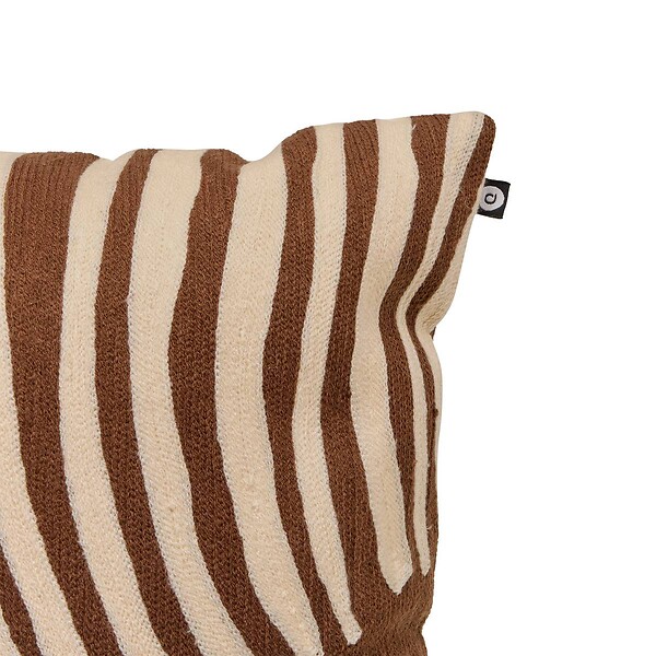 ATMOSPHERA - Coussin Hary marron 45x45cm - large