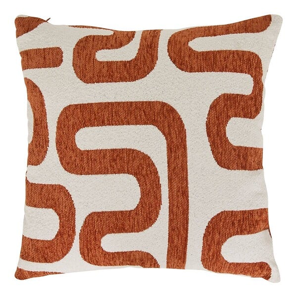 ATMOSPHERA - Coussin Safina terracotta 40x40cm - large
