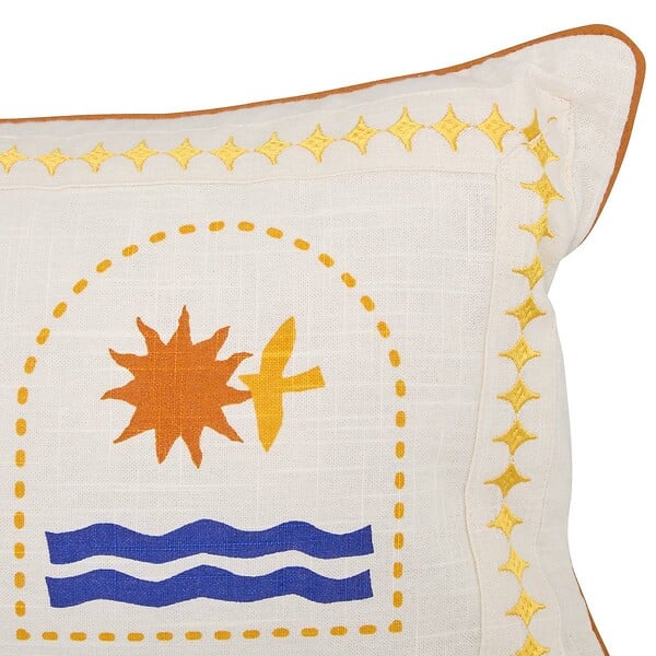 ATMOSPHERA - Coussin Libertad 30x80cm blanc - large