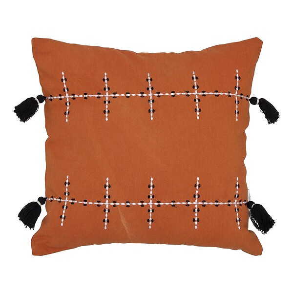 ATMOSPHERA - Coussin Mira 40x40cm terracotta - large