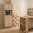 5 FIVE SIMPLY SMART - Buffet de cuisine Abana bois clair - vignette