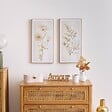 ATMOSPHERA - Toile 3D Beryl blanc 30x60cm - vignette