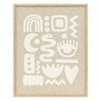 ATMOSPHERA - Déco murale 3D Petra beige 40x50cm - vignette