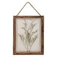 ATMOSPHERA - Déco murale fleurs Jonas bois 20x25cm - vignette
