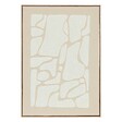 ATMOSPHERA - Toile 3D Ziad beige 50x70cm - vignette