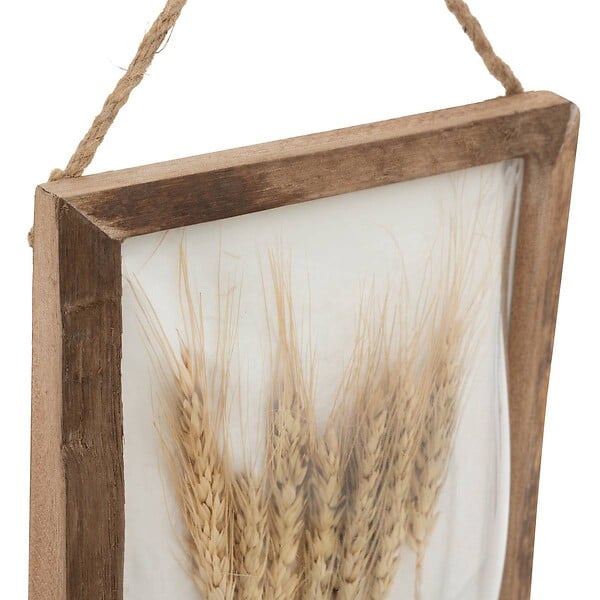 ATMOSPHERA - Déco murale blés Jonas bois 20x25cm - large