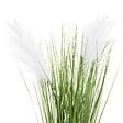 ATMOSPHERA - Plante artificielle "Plumeau" - pot en ciment - H70 cm - Blanc - vignette
