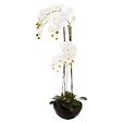 ATMOSPHERA - Orchidée artificielle pot céramique H115cm - vignette