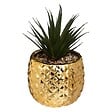 ATMOSPHERA - Plante artificielle "Ananas" - H21 cm - Noir - vignette