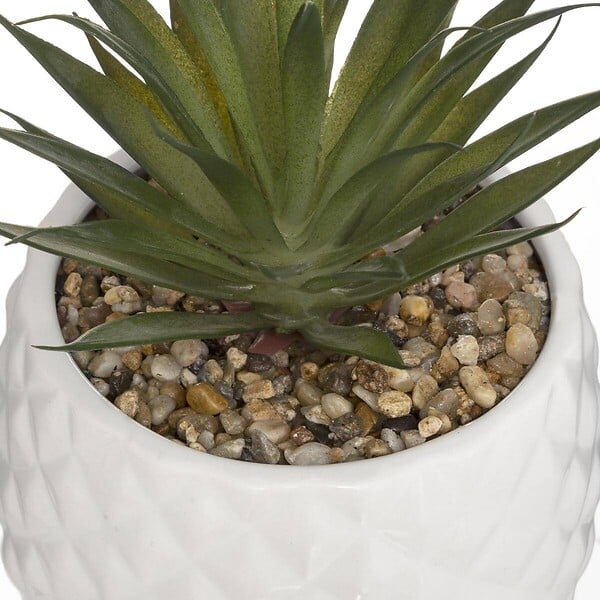 ATMOSPHERA - Plante artificielle "Ananas" - H21 cm - Noir - large