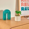 ATMOSPHERA - Plante artificielle en pot Flow 9,5x9,5cm - vignette