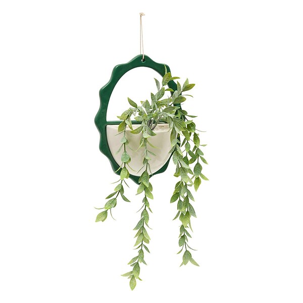 ATMOSPHERA - Plante artificelle suspendue Cheri 19,5x9cm - large