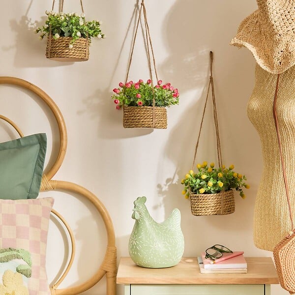 ATMOSPHERA - Rosier artificielle suspendue Musa 42 cm - large