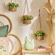 ATMOSPHERA - Rosier artificielle suspendue Musa 42 cm - vignette
