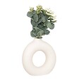 ATMOSPHERA - Composition eucalyptus avec vase "Suza" H37cm - vignette