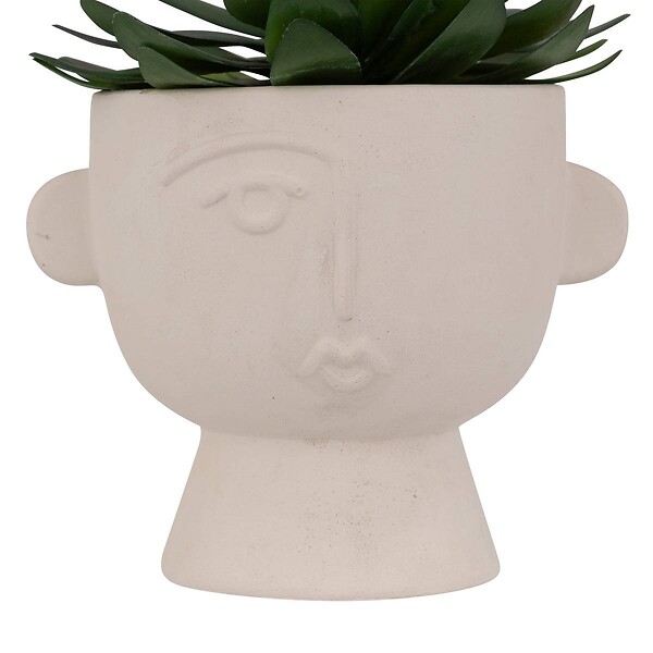 ATMOSPHERA - Plante artificielle "Dusty" H16cm - large