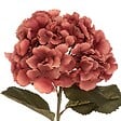 ATMOSPHERA - Tige d'hortensia artificiel prune H83cm - vignette