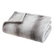 ATMOSPHERA - Plaid gris bicolore 130x180cm - vignette