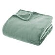ATMOSPHERA - Plaid flanelle Ollis vert céladon 230x180cm - vignette