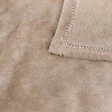 ATMOSPHERA - Plaid flanelle Ollis beige lin 260x240cm - vignette