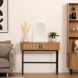 ATMOSPHERA - Miroir "Emily" en bois H55cm blanc - vignette