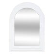 ATMOSPHERA - Miroir "Emily" en bois H55cm blanc - vignette
