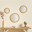 ATMOSPHERA - 3 miroirs Tilia 23/32/40cm corde - vignette