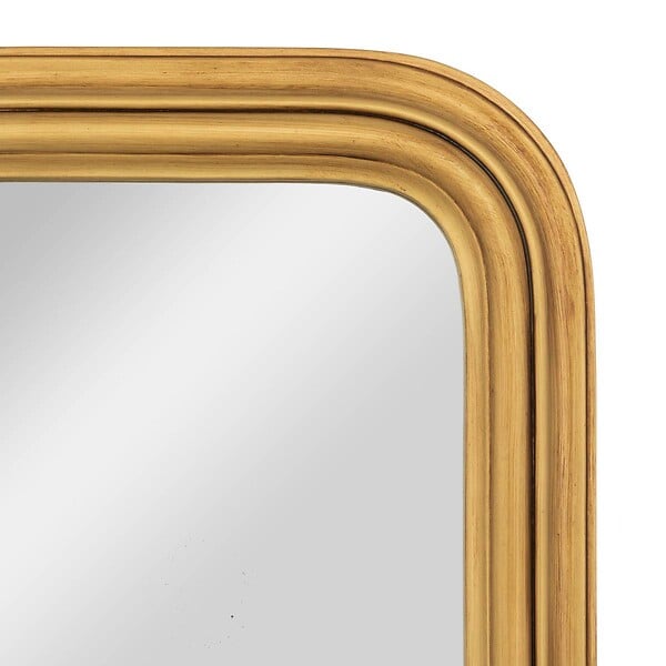 ATMOSPHERA - Miroir sur pied "Adèle" doré H160cm - large