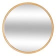 ATMOSPHERA - Miroir rond Kim bois D55cm - vignette