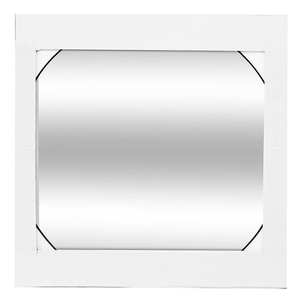 ATMOSPHERA - Miroir "Alice" en bois & métal D110cm noir - large