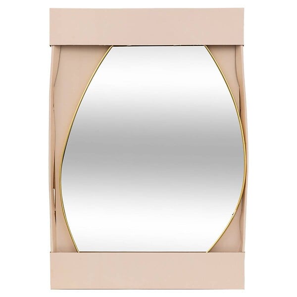 ATMOSPHERA - Miroir organique Roman doré 60x40cm - large