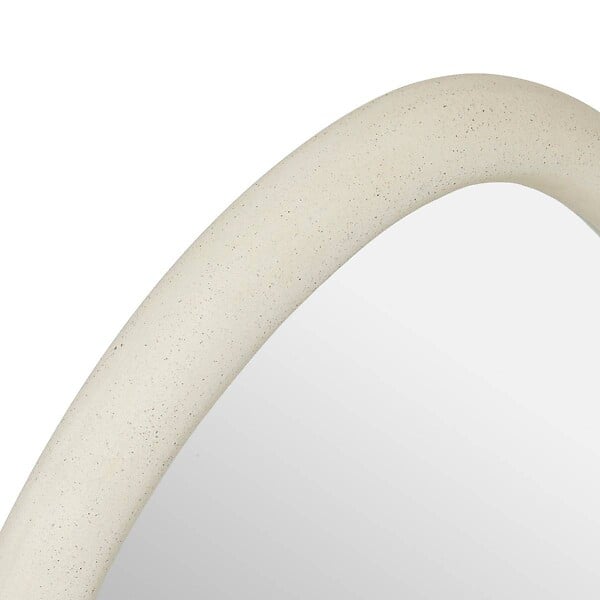 ATMOSPHERA - Miroir mural Chesni blanc 60x47cm - large