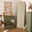 ATMOSPHERA - Miroir sur pied Kim bois 180x50cm - vignette