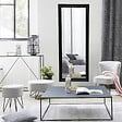 ATMOSPHERA - Miroir "Mae" 72 - 4x195 - 6 cm - Noir - vignette