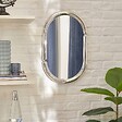 ATMOSPHERA - Miroir mural Micaela argent 55x35cm - vignette