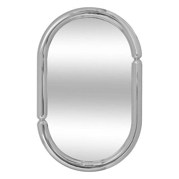 ATMOSPHERA - Miroir mural Micaela argent 55x35cm - large