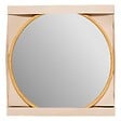 ATMOSPHERA - Miroir "Kim" marron D75cm - vignette