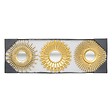 ATMOSPHERA - Lot de 3 miroirs "Amed" D25cm or - vignette