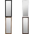 ATMOSPHERA - Miroir "Mae" 72 - 4x195 - 6 cm - Blanc - vignette