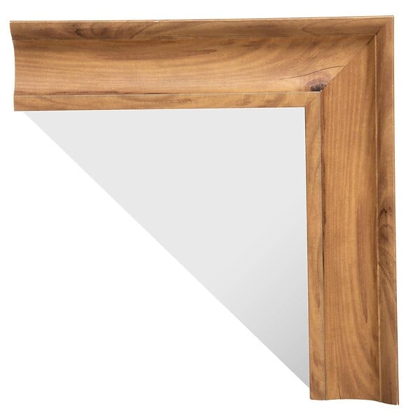 ATMOSPHERA - Miroir "Mae" 72 - 4x195 - 6 cm - Blanc - large
