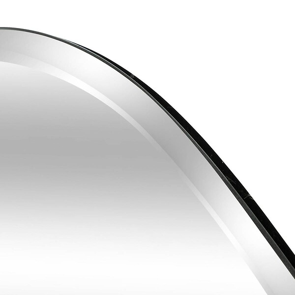 ATMOSPHERA - Miroir organique bisauté "Aidan" 142x60cm argent - large