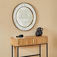 ATMOSPHERA - Miroir "Alisha" blanc D74cm - vignette