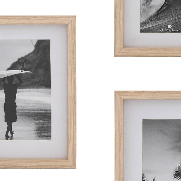 ATMOSPHERA - Lot de 5 cadres photos Erin bois - large