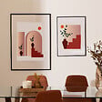 ATMOSPHERA - Cadre photo "Manu" noir 70x100cm - vignette