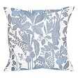 ATMOSPHERA - Coussin Samara 40x40cm bleu orage - vignette