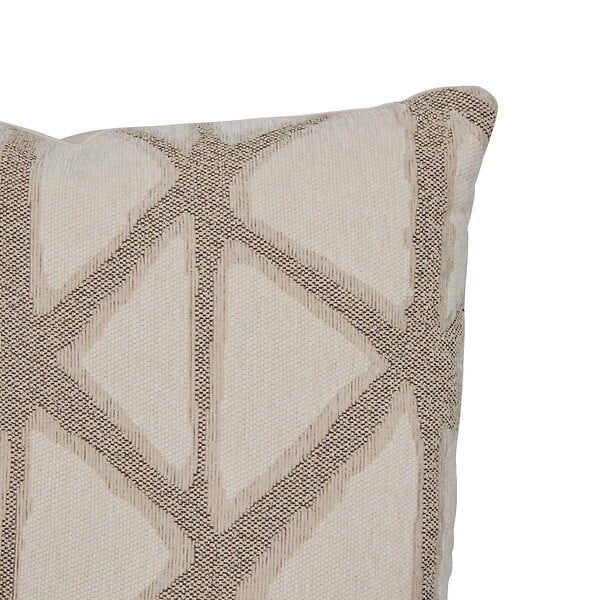 ATMOSPHERA - Coussin Dune 40x40cm jacquard beige - large