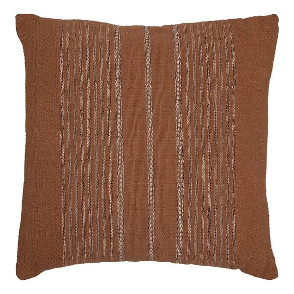 ATMOSPHERA - Coussin Mira 55x55cm terracotta - large