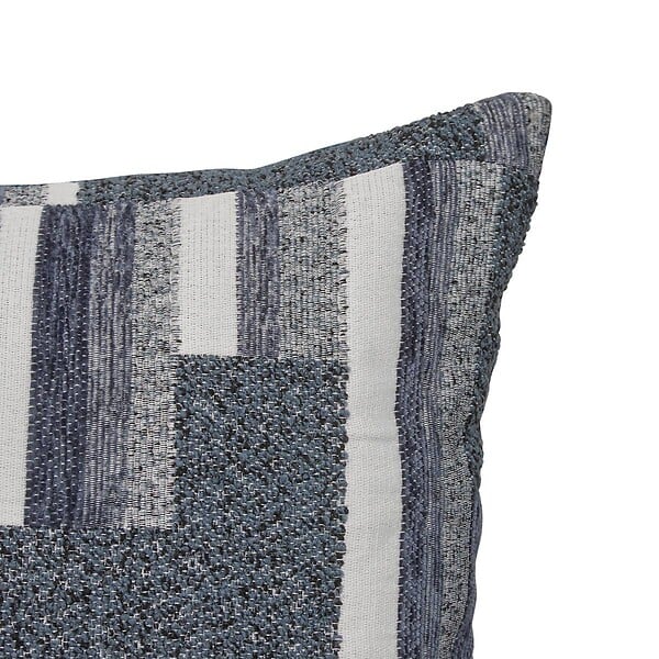 ATMOSPHERA - Coussin Calix bleu encre 50x30cm - large